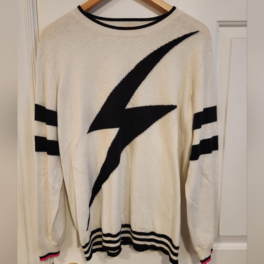 Wispr Lightening Strike Knit Sweater